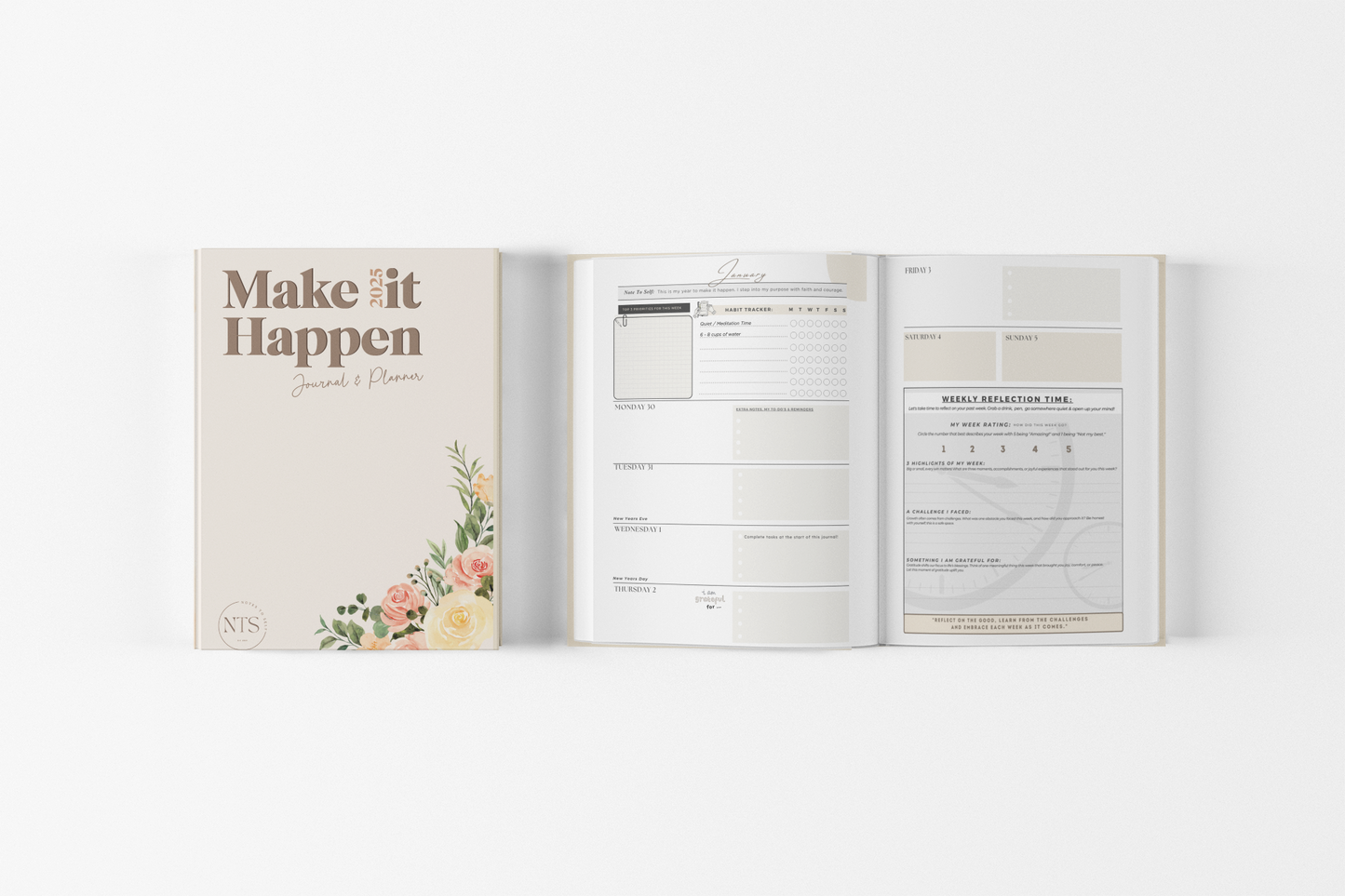 2025 NTS Journal & Planner - Beige